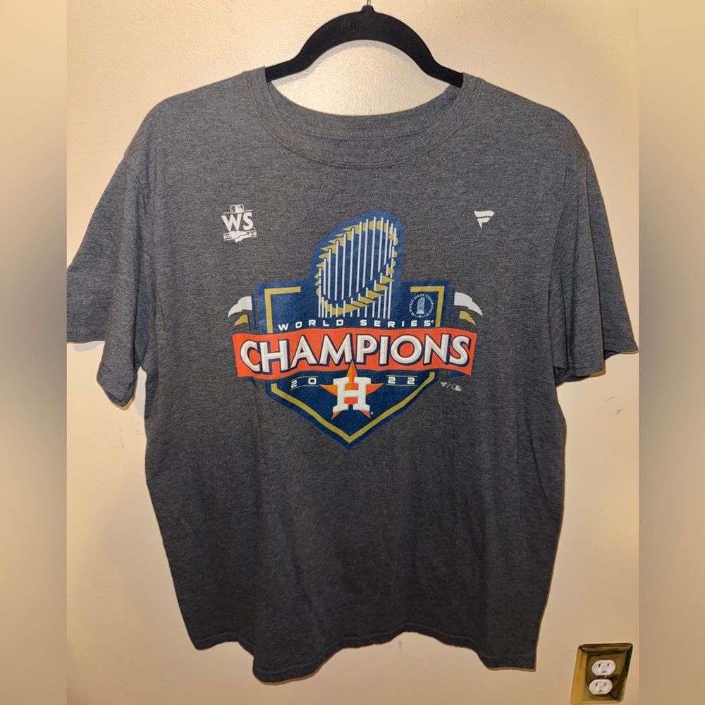 Astros World Series Fanatics Dark Gray T-Shirt